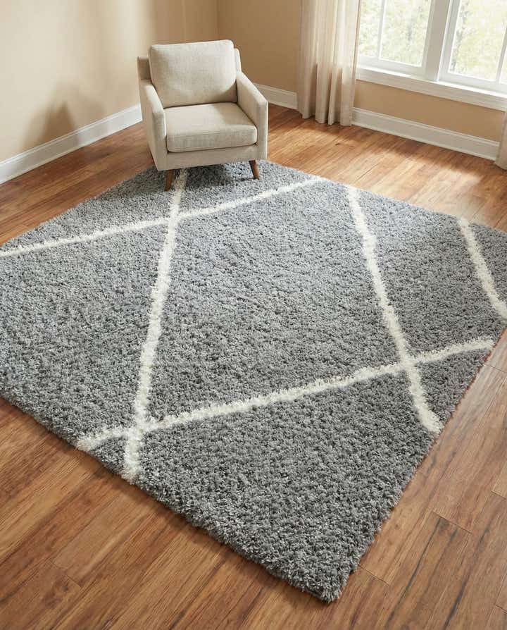 8' x 8' Infinity Shag Square Rug