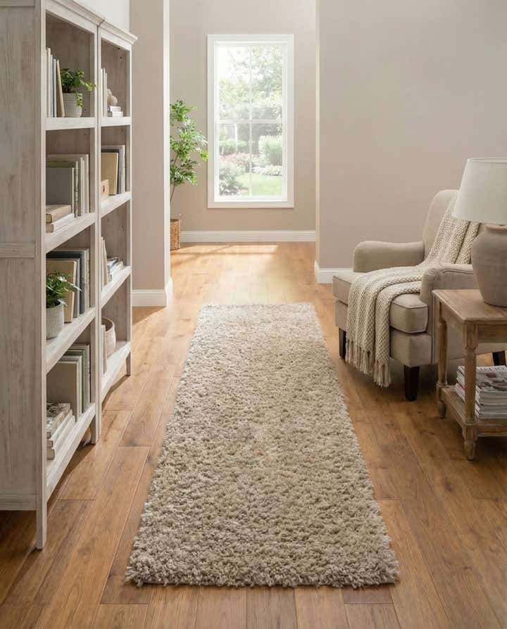 2' 7 x 10' Zermatt Shag Runner Rug