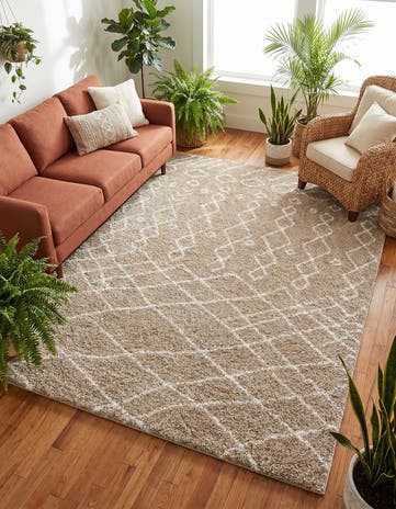 7' 10 x 11' Moroccan Shag Rug