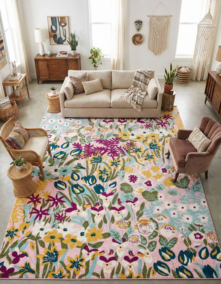 Detail image of  10' x 13' Bloom Rug