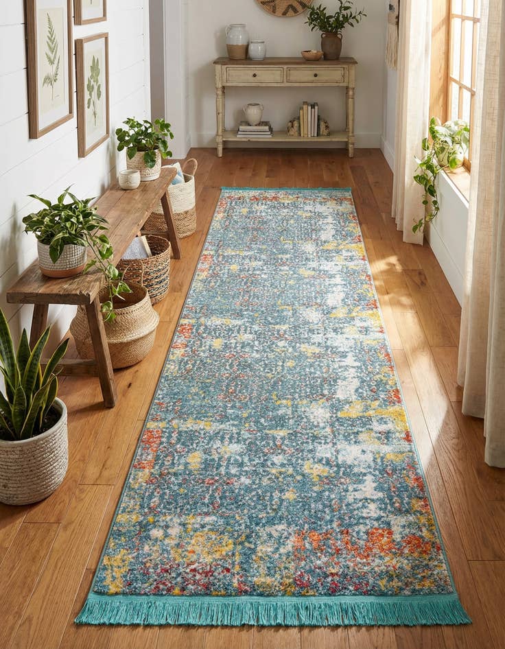 Detail image of 2' 7 x 10' Santiago Runner Rug