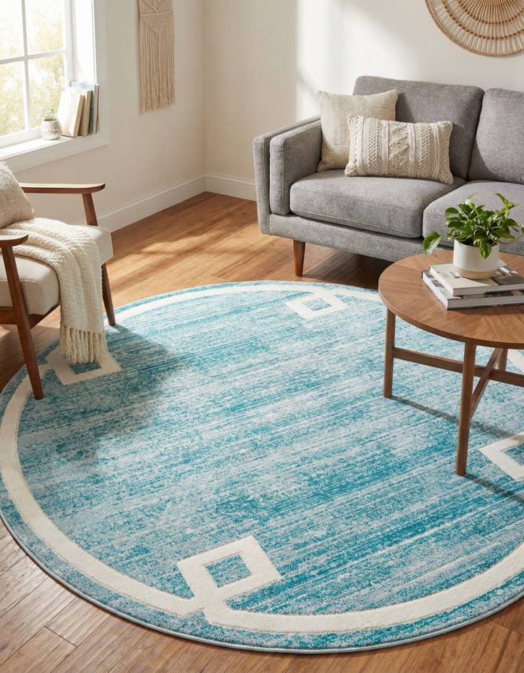 Detail image of 5' 3 x 5' 3 Uptown Lenox Hill Round Rug