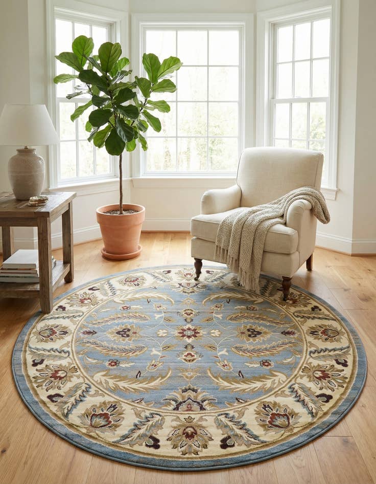 Detail image of 7' 10 x 7' 10 Aditi Round Rug