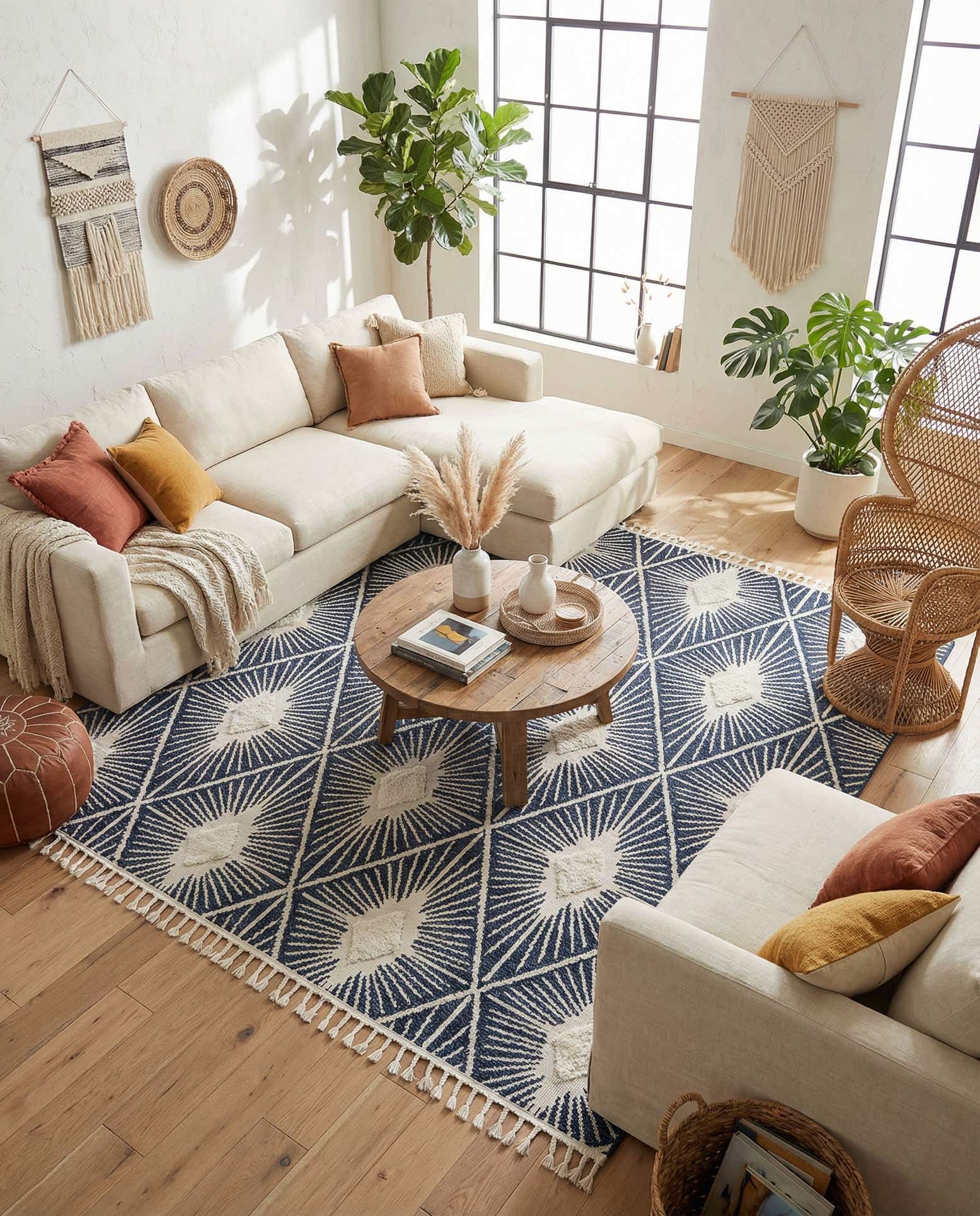 10' x 10' Boho Square Rug
