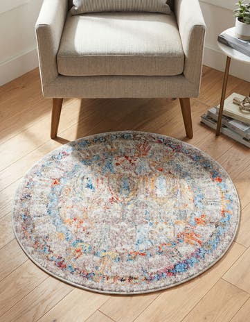 3' 3 x 3' 3 Williamsburg Round Rug