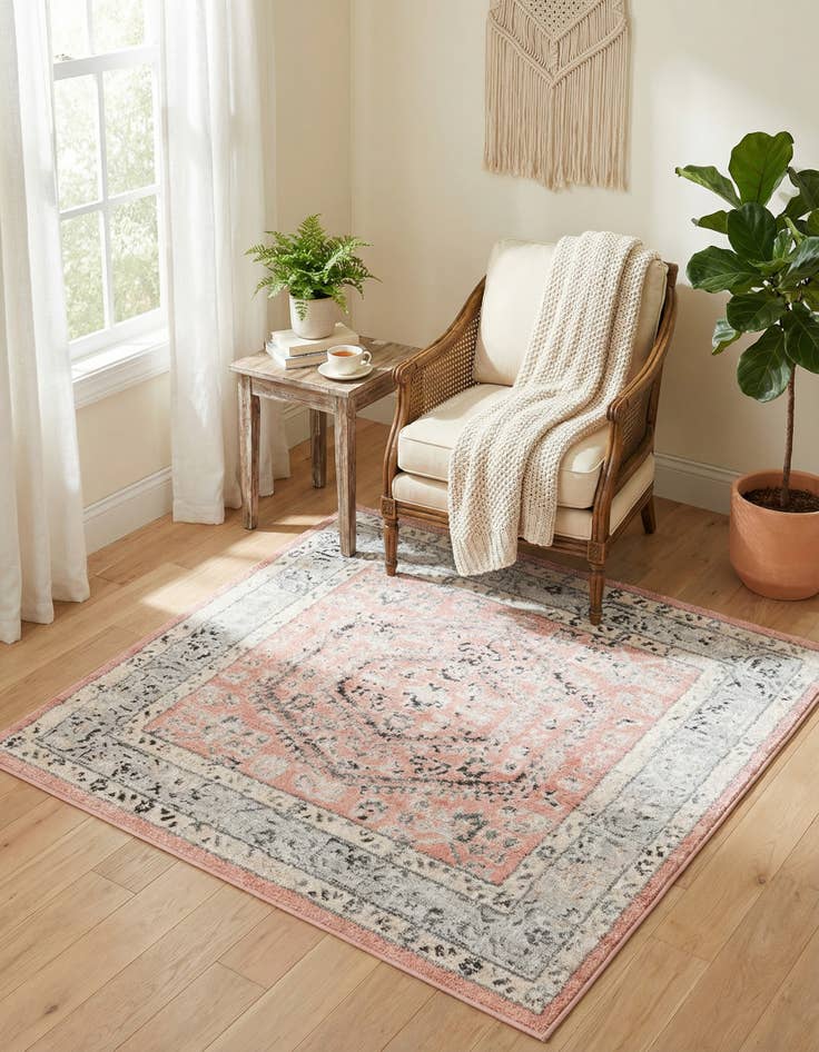 Detail image of 4' x 4' Aurelia Square Rug