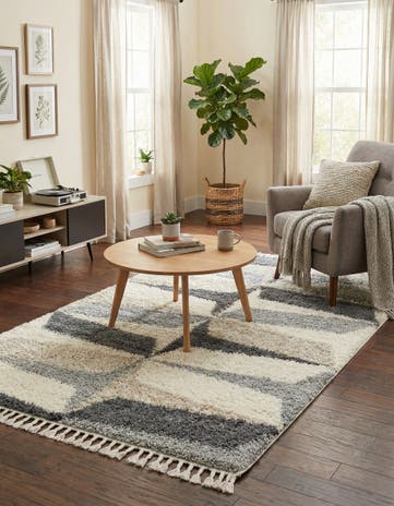 5' x 8' Athena Shag Rug