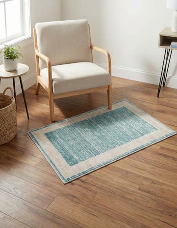Jill Zarin Turquoise Uptown Yorkville Rug