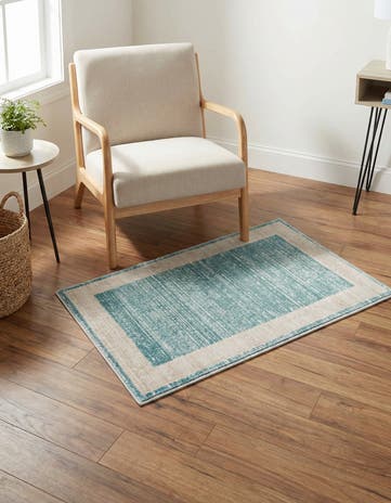 Jill Zarin Turquoise Uptown Yorkville Rug