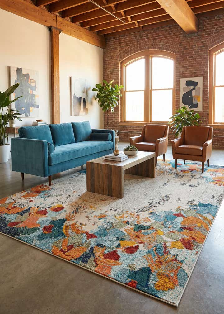 10' 6 x 16' 5 Washable Theia Rug