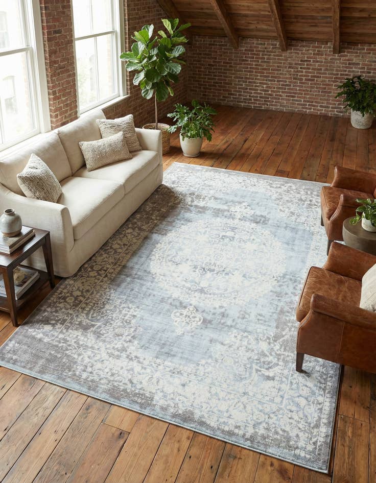 Detail image of 10' x 13' New Vintage Rug