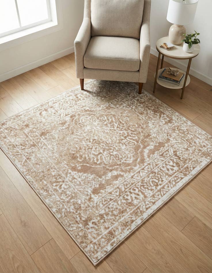 Detail image of 4' x 4' Oxford Square Rug