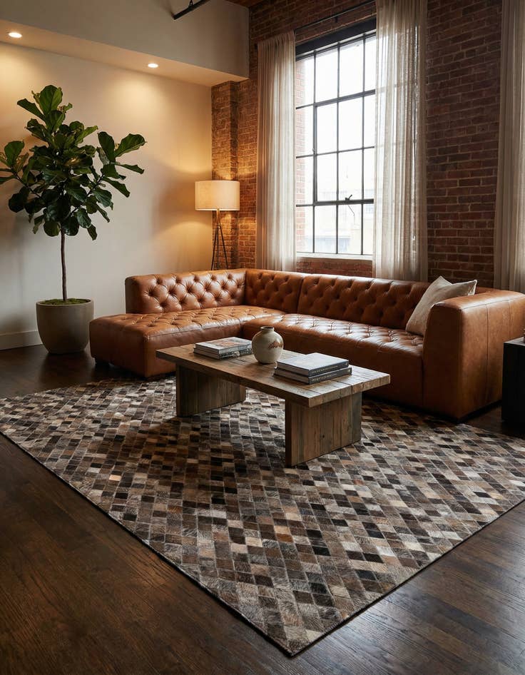 Detail image of 5' x 8' Cowhide Rug