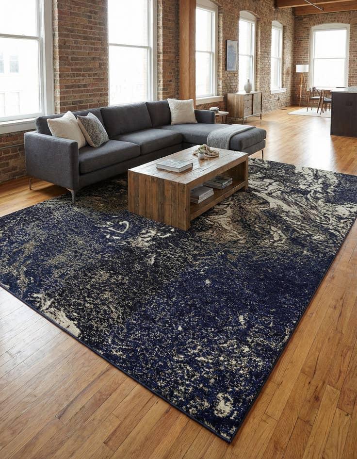 Detail image of 7' 10 x 10'  Washable Haerfest Rug