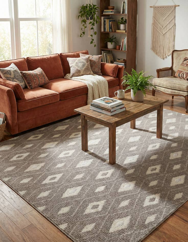 Detail image of 9' x 12' Sepia Rug