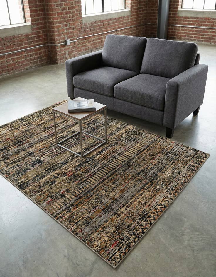 Detail image of 4' x 6' Saturn Rug