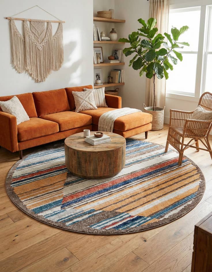 Detail image of 10' x 10' Aramis Round Rug