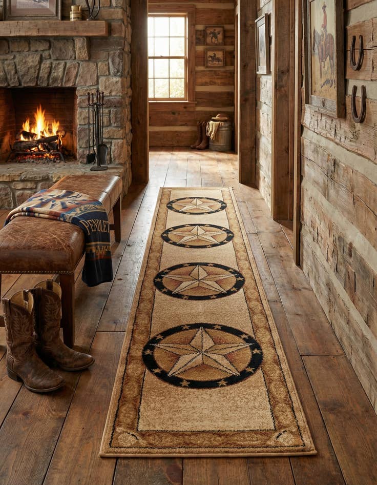 Detail image of 2' x 10' Pioneer Runner Rug