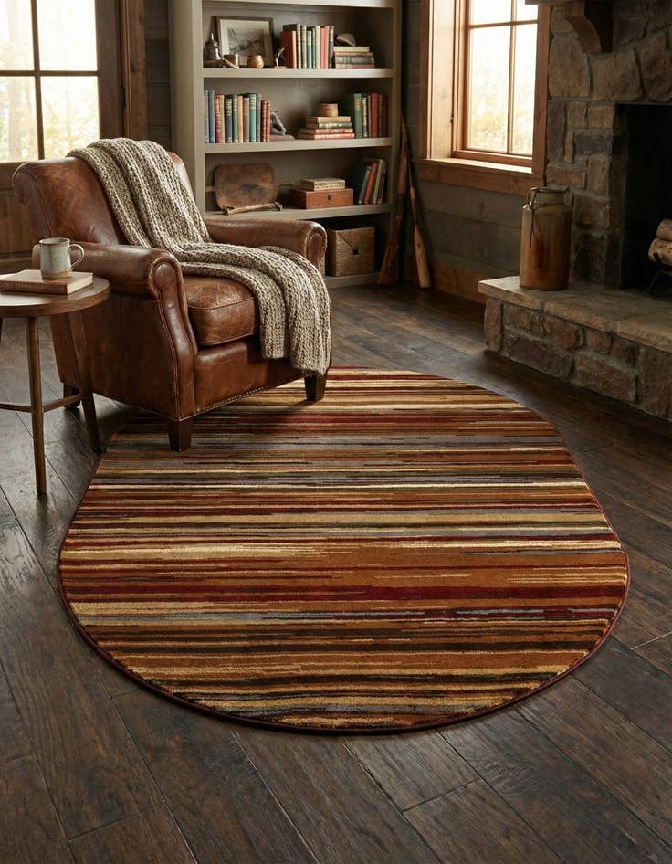 Detail image of 4' x 6' Cafe Oval Rug