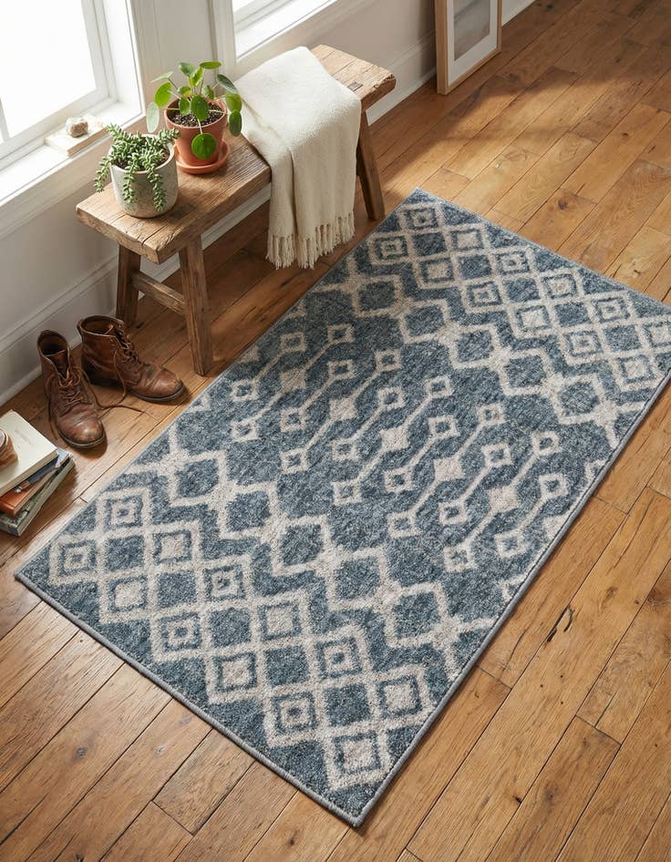 Detail image of 2' x 3' Eco Trellis Rug