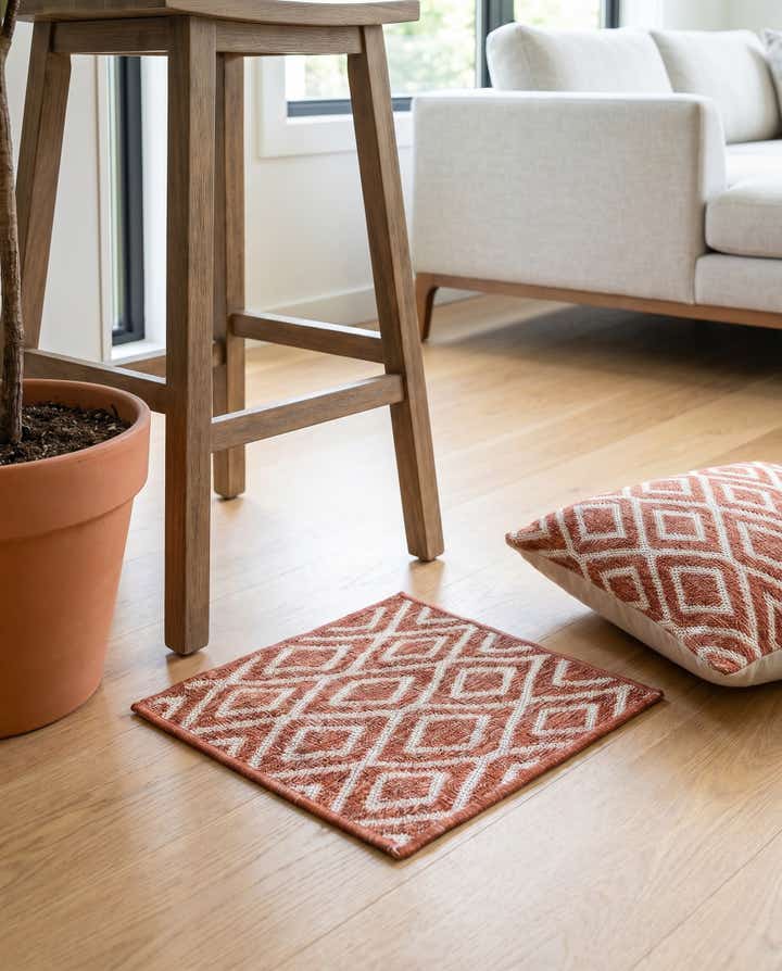 1' 4 x 1' 4 Easy-Clean Jill Zarin Turks and Caicos Indoor / Outdoor Sample Rug