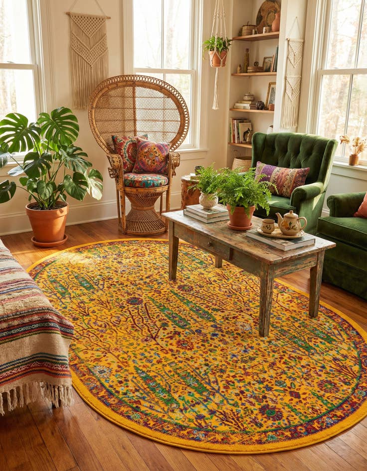 Detail image of 5' 3 x 8' Calypso Oval Rug