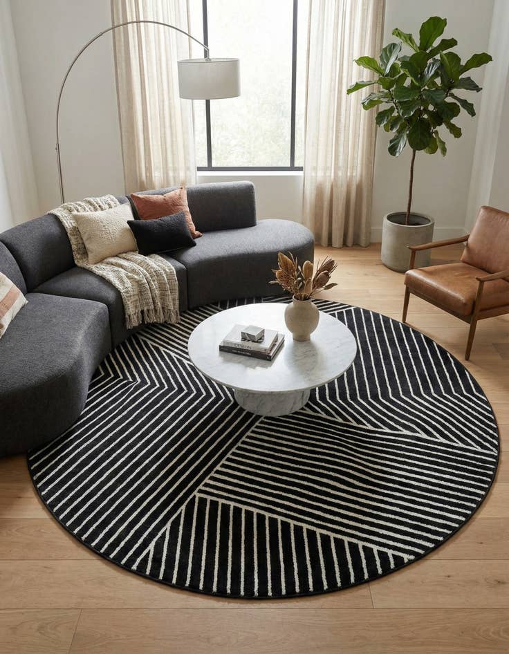 Detail image of 10' x 10' Oslo Round Rug