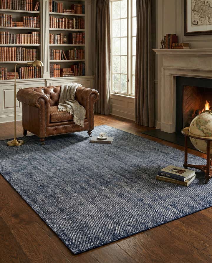 6' 1 x 9' Hand Woven Jill Zarin English Manor Farmhouse Wool Rug