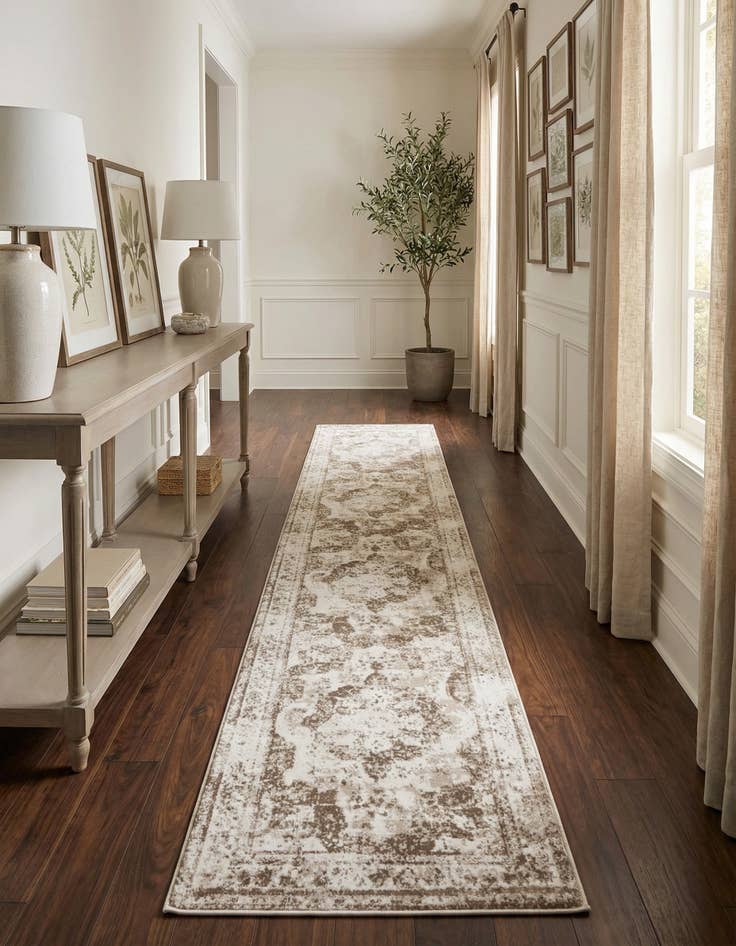 Detail image of 2' 7 x 18' Monte Carlo Runner Rug