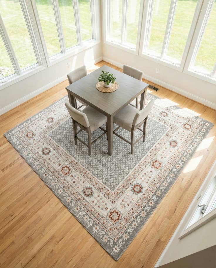Detail image of 7' 10 x 7' 10 Charlotte Square Rug