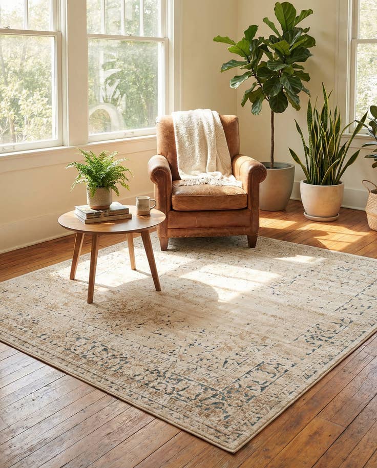 Detail image of 7' x 7' Eliza Square Rug