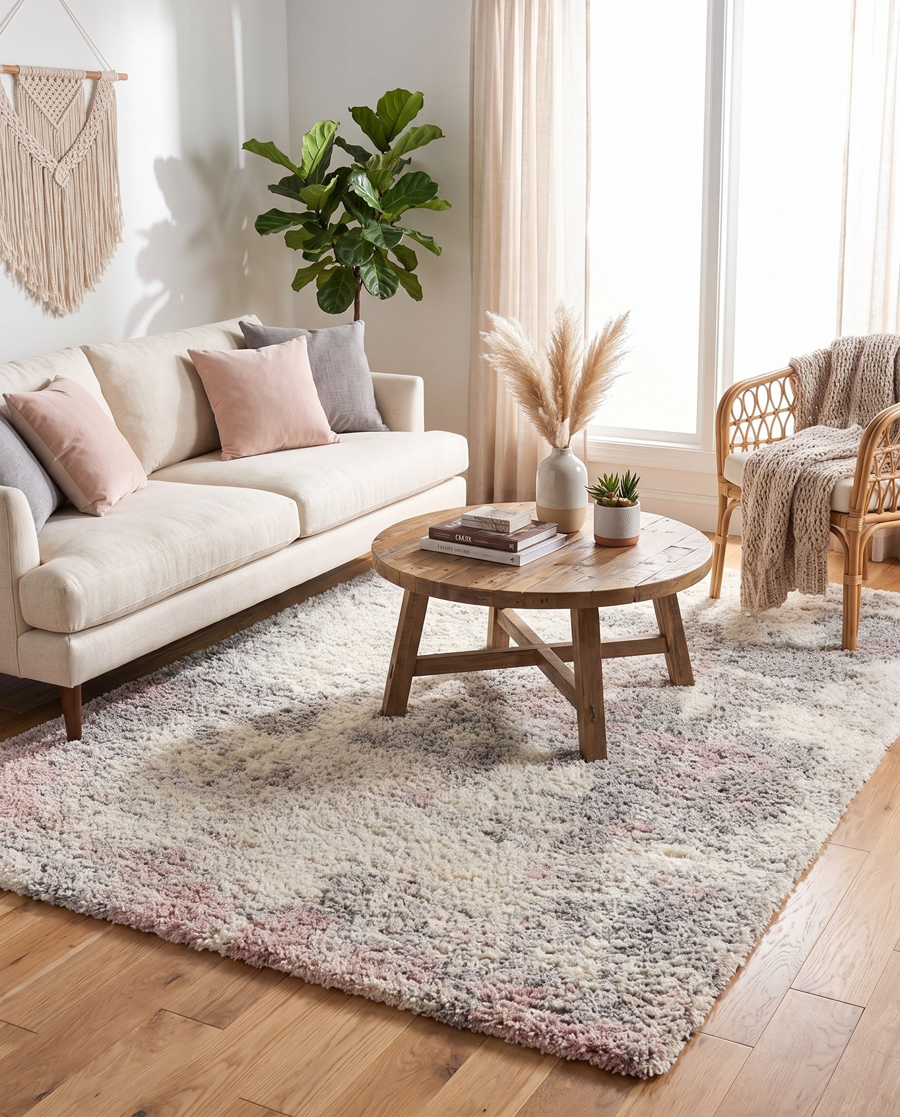 6' x 9' Soft Touch Shag Rug