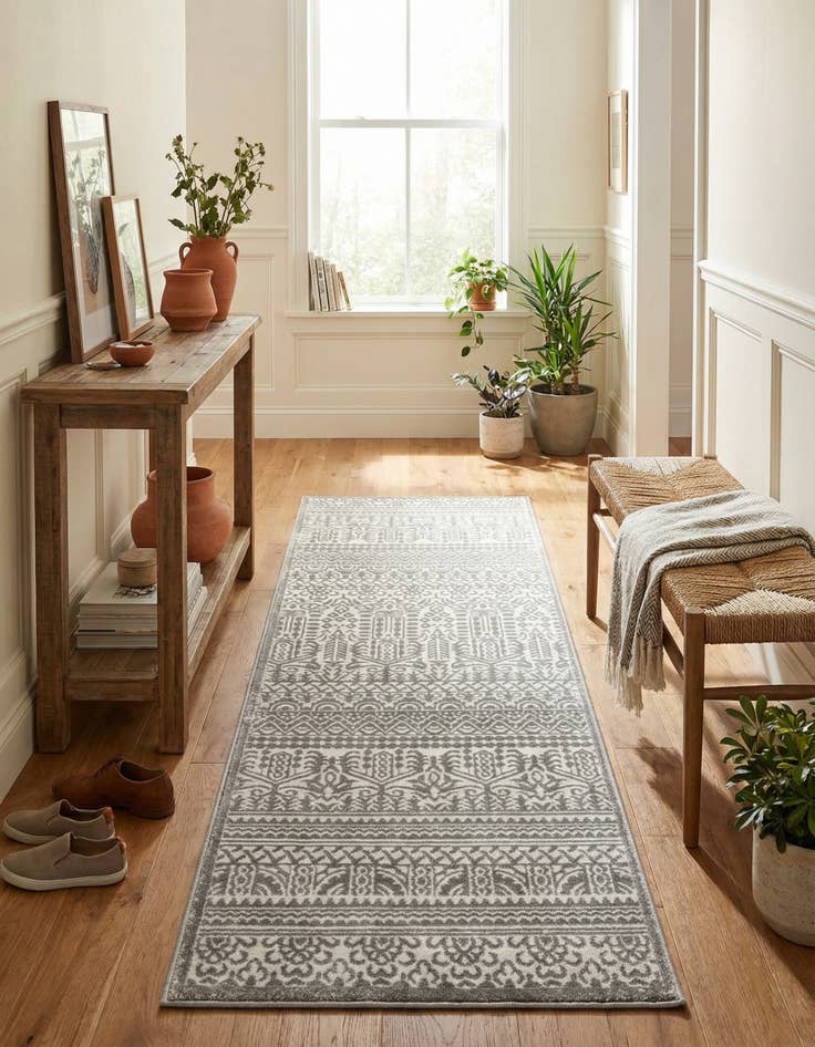 Detail image of Jill Zarin 2' 2 x 6' Uptown Cloisters Runner Rug