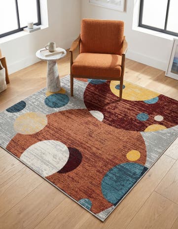 Kamala Washable Square Rug