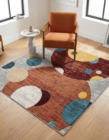 Kamala Washable Square Rug