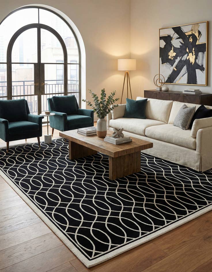 Detail image of 9' 10 x 12' Milano Rug