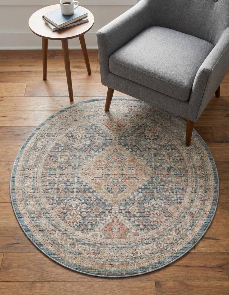 Detail image of 3' 3 x 3' 3 Noble Round Rug