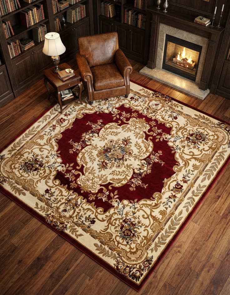 Detail image of 7' 10 x 7' 10 Chateau Square Rug