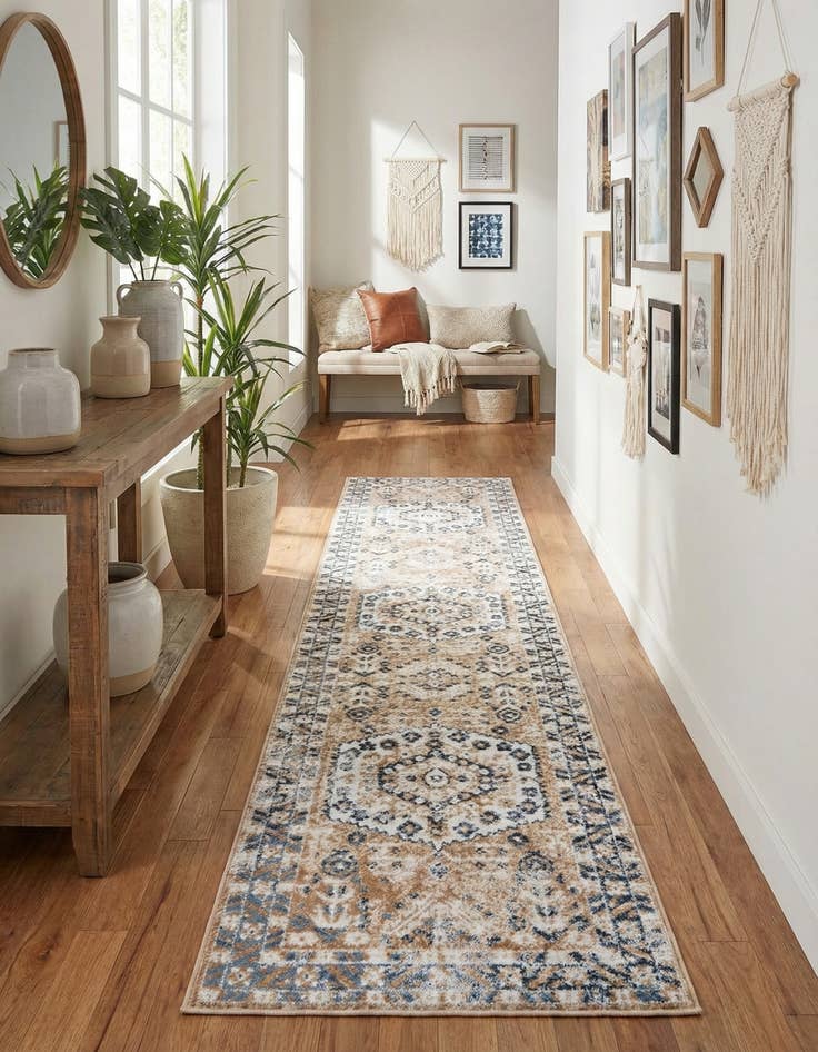 Detail image of 2' 7 x 12' Oxford Runner Rug