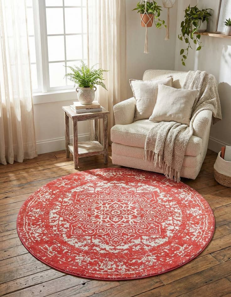 Detail image of 5' 3 x 5' 3 Arlington Round Rug