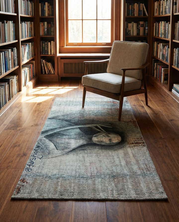 3' 4 x 5' 6 Hand Knotted Ultra Vintage Persian Wool Rug