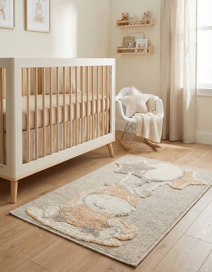 Detail image of 2' x 3' Whimsy Kids Rug