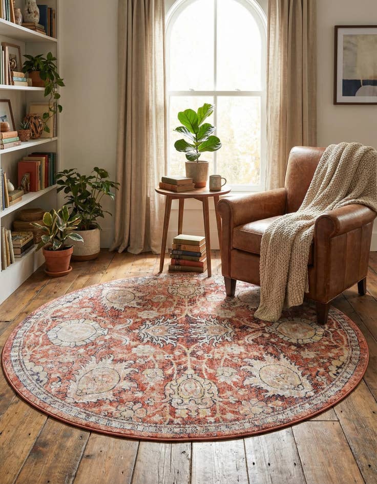 Detail image of 7' x 7' Lola Round Rug