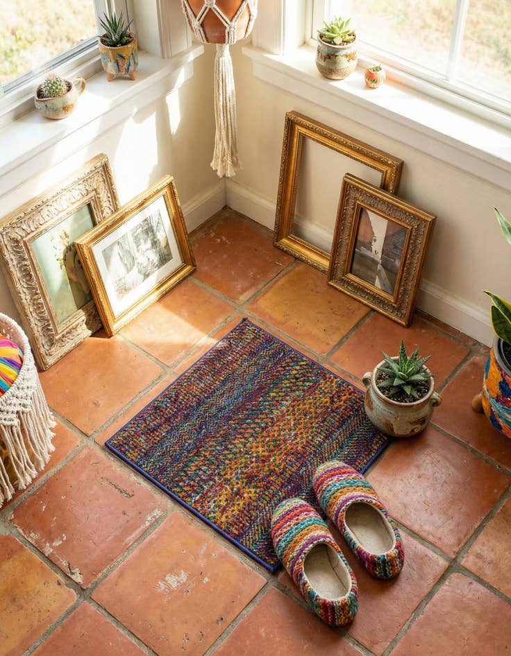 Detail image of 1' 4 x 1' 4 Calypso Sample Rug