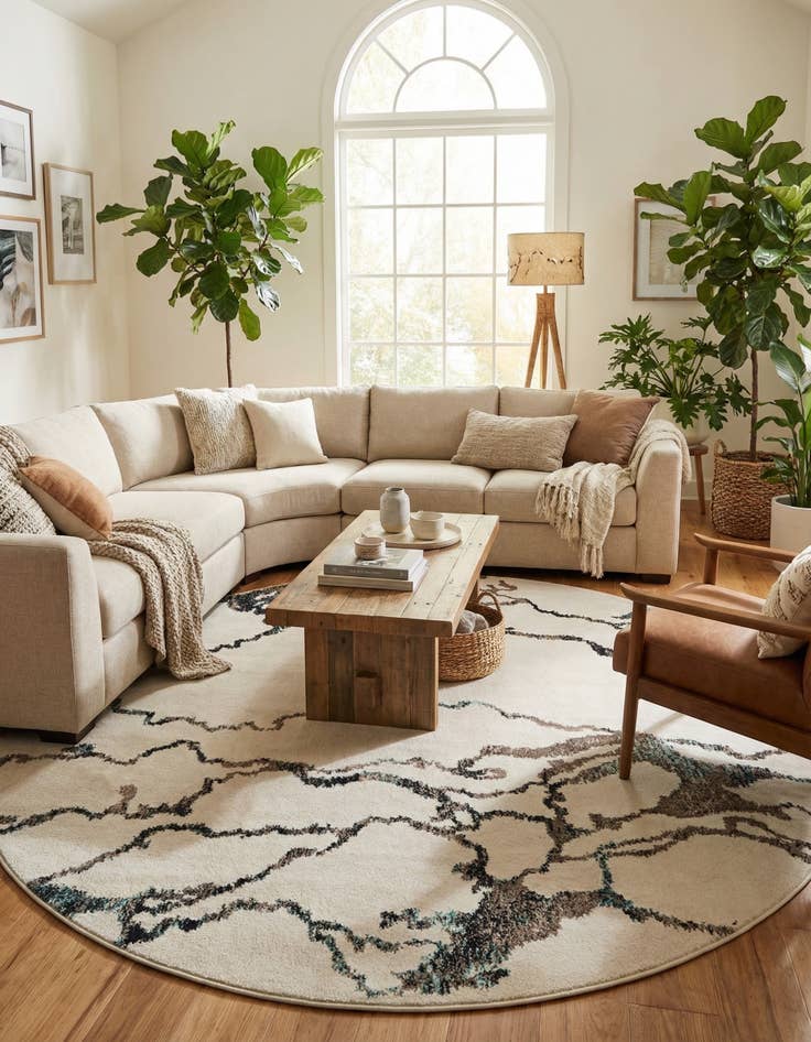 Detail image of 10' x 10' Madeline Round Rug