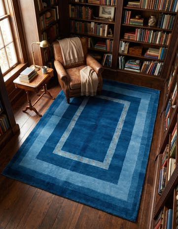 4' 8 x 6' 7 Hand Knotted Tibet Wool Rug
