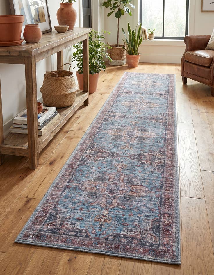 Detail image of 2' 7 x 13' Washable Maahru Runner Rug