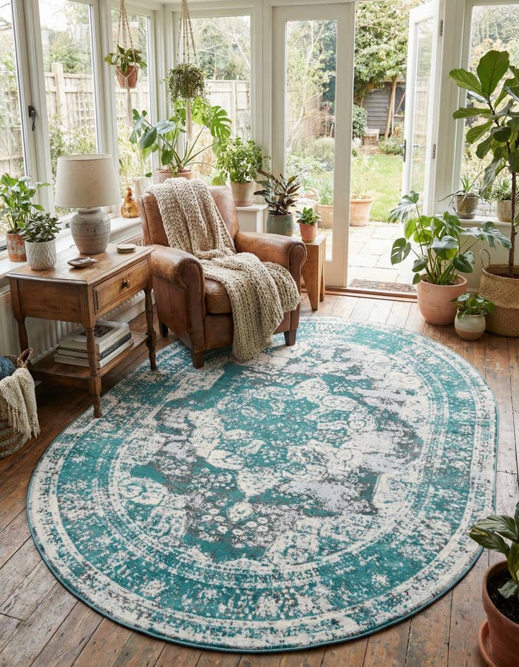 Detail image of 7' 10 x 10' Monaco Oval Rug