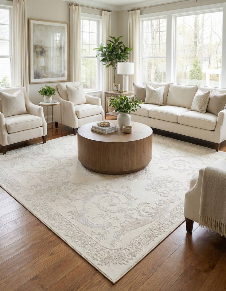 Detail image of 7' 10 x 7' 10 Finsbury Square Rug