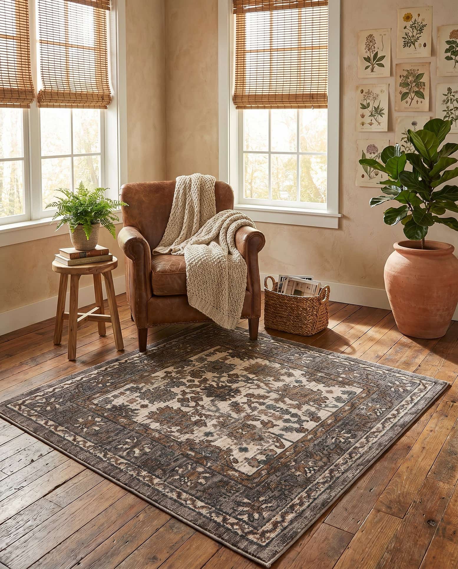 5' x 5' Grand Tradition Rug